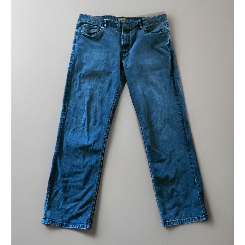 Urban Star Jeans Wear Mens Straight‎ Leg Denim Blue Jeans Size 40X32